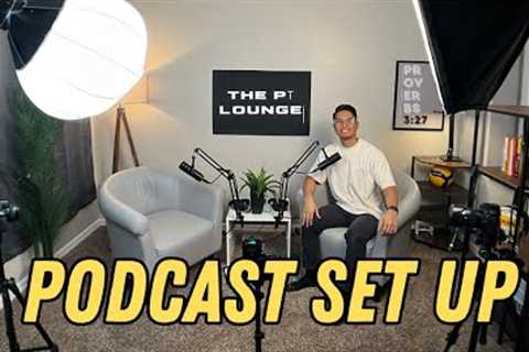 Video Podcast Setup Tour (In A Small Compact Room!)