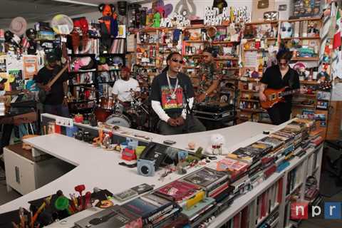 Wiz Khalifa Tears Up Following ‘Kush & Orange Juice’-Themed Tiny Desk Concert Performance