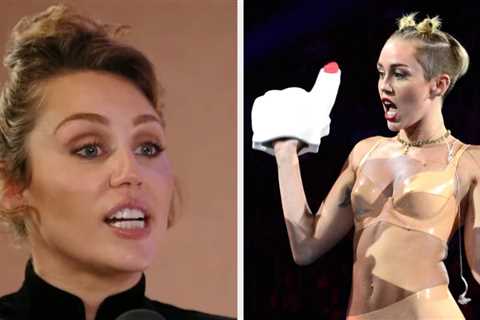 Miley Cyrus Said She Wears “Very Modest” Bathing Suits Because She’s Still “So Insecure” About..