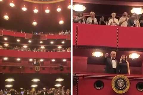 President Trump Cheered and Booed at Kennedy Center Opening