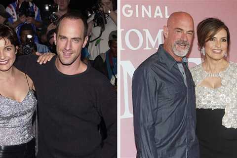 Mariska Hargitay Got Handsy With Chris Meloni At Her Premiere, And His Cheeky Comment Is Sending..