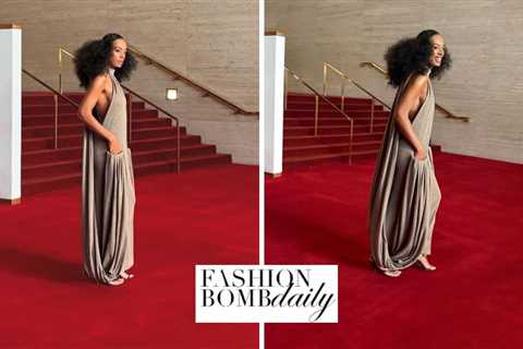 Solange Knowles Stuns in a Brown $4,600 Loewe Draped Dress for Saint Heron ‘Glory to Glory’