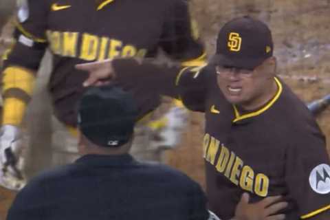 Dodgers-Padres game erupts into chaos in wild benches-clearing scene