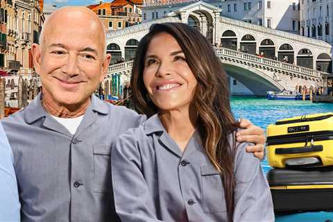 Jeff Bezos & Lauren Sanchez Wedding Theme Parties Lead To Mountain of Luggage