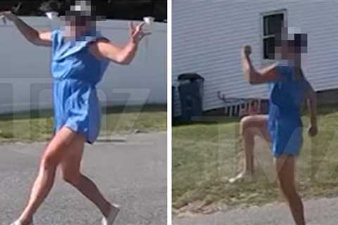 Karen Read Supporters Harass O'Keefe Family Post Verdict, Woman Dances Outside Home