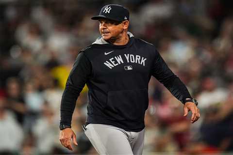 Yankees set for ‘long haul’ despite AL East lead narrowing: Aaron Boone