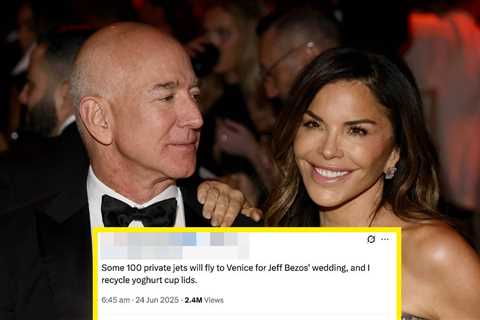 Any Celebrity Activist Going To The Jeff Bezos And Lauren Sánchez Wedding Is A Total Hypocrite