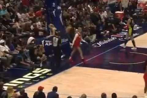 Paige Bueckers shares ‘surreal’ moment with Kyrie Irving during her historic Wings game