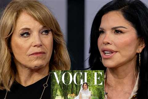 Katie Couric Calls Lauren Sanchez's Vogue Cover in Wedding Dress 'Tacky'