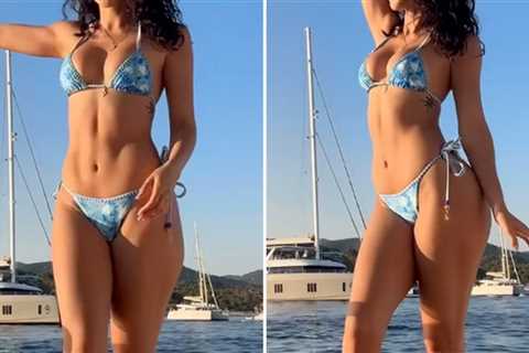 Guess the Beach Babe Hottie in This Stringy Bikini!