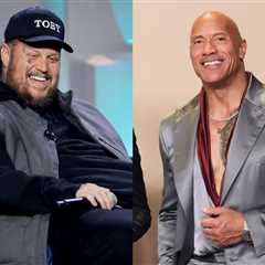 Watch The Rock Finally Hug Jelly Roll 8 Years After Singer’s Music Helped Him Through a Dark Time