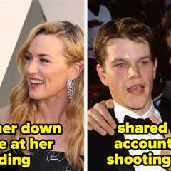 Leonardo DiCaprio And Kate Winslet, Adam Sandler And Drew Barrymore, And More Iconic Celebrity..