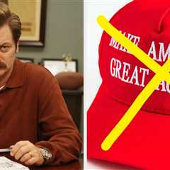 Nick Offerman Shut Down Dumb People Who Insist Ron Swanson Would've Been A Trump Supporter