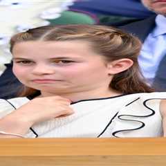 Princess Charlotte Charms Wimbledon in Elegant Attire Amid Men's Final