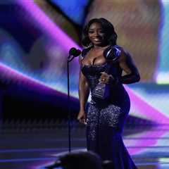 Simone Biles hints at Riley Gaines transgender feud in ESPYs award speech