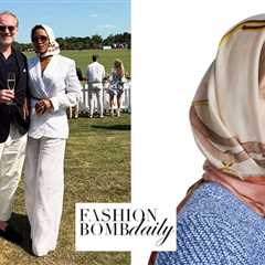 You Ask, we answer! Eve Posed with her husband in a White Chloe Linen Suit with a $540..