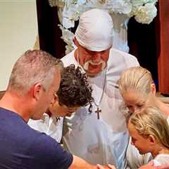Hulk Hogan and wife were baptized 18 months before his death