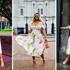 Fashion Bomb CEO Claire Sulmers Stuns in a White Floral Spero Sur Mer Dress During Essence Fest