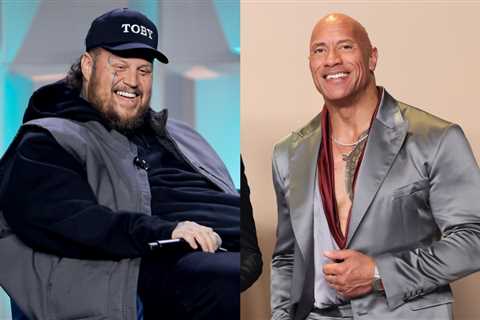 Watch The Rock Finally Hug Jelly Roll 8 Years After Singer’s Music Helped Him Through a Dark Time