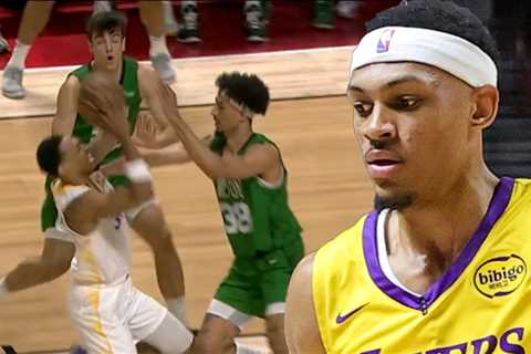 Lakers' Darius Bazley Suffers Gruesome Knee Injury In Summer League Game