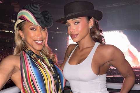 Marjorie Harvey Wears Brown Jean Paul Gaultier x Hermès, Lori Harvey Keeps It Classic in White Tank ..