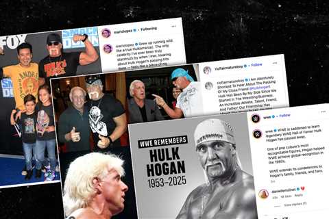 President Trump, Celebs React to Hulk Hogan's Death
