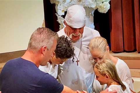 Hulk Hogan and wife were baptized 18 months before his death