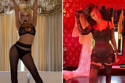 Christina Aguilera vs. Kourtney Kardashian Who'd You Rather?! (Sexy Stockings Edition)