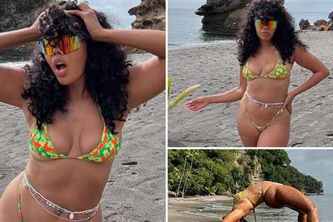 Angela Simmons Lookin' Like A Total Babe In The Caribbean!