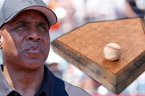 Barry Bonds' 756th Home Run Plate Expected To Fetch $100,000 At Auction