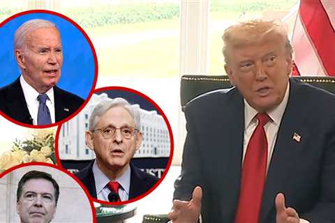 Donald Trump Suggests His Name May Be in Epstein Files Because of Biden Scam
