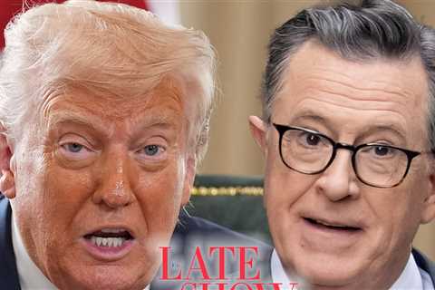 President Trump Says He Didn't Get Stephen Colbert's Talk Show Canceled