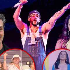 Jon Hamm and Becky G Dance Their Buns Off at Bad Bunny Concert