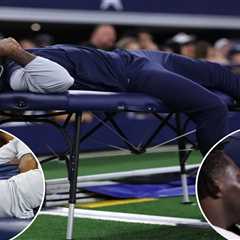 Micah Parsons eats pregame nachos, rests on medical table as Cowboys contract drama takes wild turn