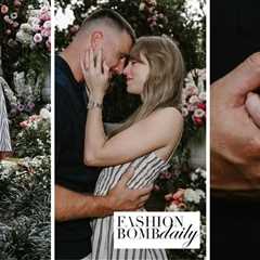 Fashion Bomb Couples: Taylor Swift and Travis Kelce Announce Their Engagement in Navy and White..