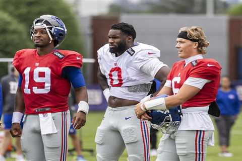Takeaways from Giants’ first depth chart — starting with QB competition