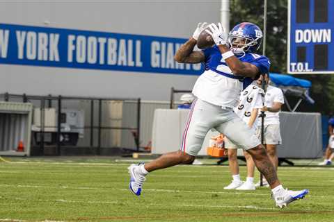 Juice Wells Jr. has sights set on making Giants dream happen with college teammate Jaxson Dart