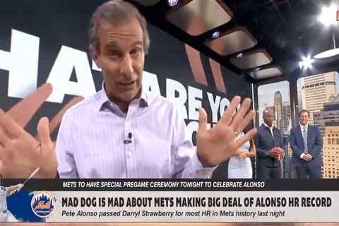 Chris Russo furious over Pete Alonso Mets record hoopla — and Gary Cohen’s call