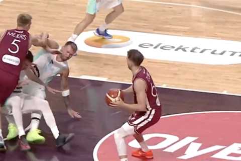 Luka Doncic limps off EuroBasket court in Lakers injury scare after signing massive contract