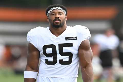 Myles Garrett refuses to speak on 100 mph speeding citation: ‘Need you to ask a different question’