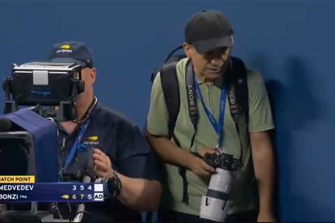 Photographer banned after being at center of Daniil Medvedev US Open controversy
