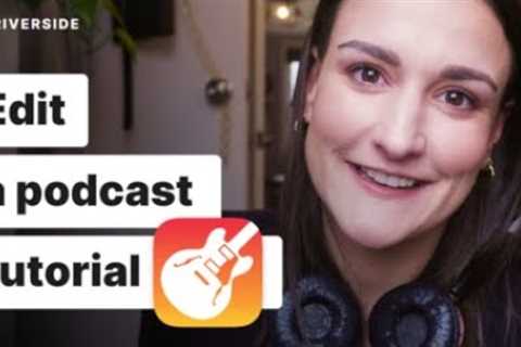 How To Edit A Podcast For Free On Mac || GarageBand Tutorial