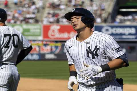 Anthony Volpe out of lineup for Red Sox finale with Aaron Boone coy on scuffling Yankee’s return