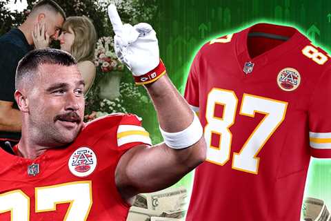 Travis Kelce Jersey Sales Explode After Taylor Swift Engagement