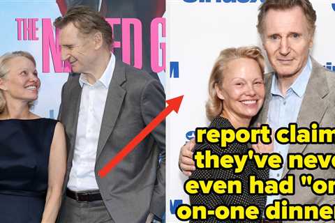 After Rumors That Pamela Anderson And Liam Neeson Faked Their Relationship To Promote The Naked Gun,..