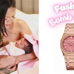 Rihanna Debuts her Daughter Rocki Irish Mayers Wearing a Rose Gold Audemars Piguet Royal Oak Watch