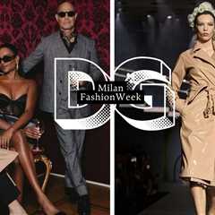 Miranda Priestly Attended the Dolce & Gabbana Spring/Summer 2026 in a Fierce D&G Vinyl Trench Coat..