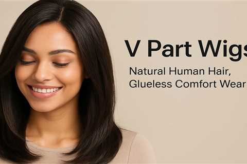 V Part Wigs: Natural Human Hair, Glueless Comfort Wear