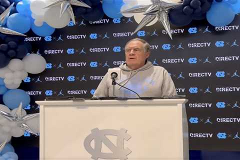 Bill Belichick caps off ugly UNC debut with awkward balloon-filled press conference