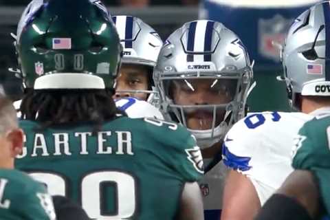 Dak Prescott spat toward Jalen Carter first in wild NFL opening night twist